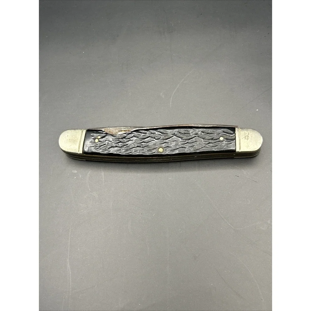 VINTAGE CAMILLUS NEW YORK 20 MUSKRAT 2 BLADE KNIFE